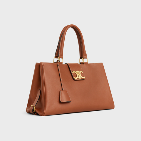 MEDIUM APPOLINE BAG IN SUPPLE CALFSKIN TAN - Image 2